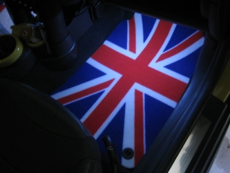 Tappetini Uk flag fatti in casa....