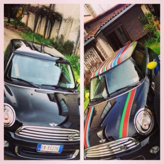 R56 Paul Smith design BY Dress-your-mini - PRIMA E DOPO